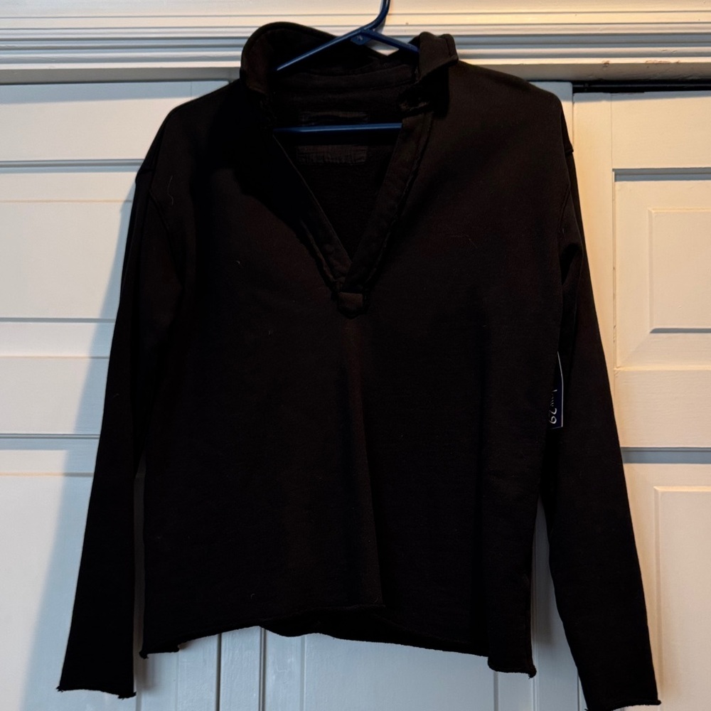 Frank & Eileen black Long Sleeve Top